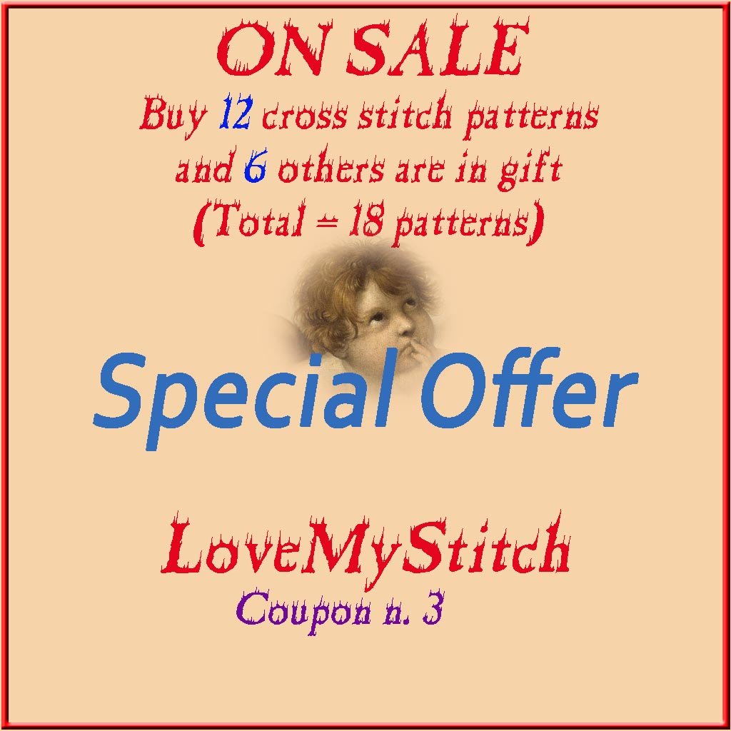 SPECIAL OFFER - BUY - 12 - PATTERNS -> GET - 6 - PATTERNS - FREE (Total = 18 patterns)