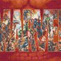 counted cross stitch pattern marvel logo with characters 441*290 stitches E952