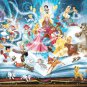 counted Cross stitch pattern disney best themes stained 386*276 stitches E2273