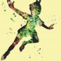 counted cross stitch pattern peter pan watercolor 331 * 237 stitches E1845
