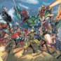 Counted Cross stitch pattern Marvel all characters 496*233 stitches E815