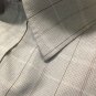 Croft & Barrow Checkered Broadcloth Blue Soft like Suede Mens Large Dress Shirt