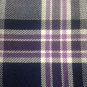 Hathaway Medium purple blue checkered non-iron button Down mens dress shirt