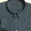 Hathaway Dark Blue Single Needle 18" 34-35" Mens Dress Shirt
