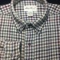 Eddie Bauer Fall Edition Brushed Twill Green/Red Vintage Mens Shirt Large $165