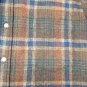 Pendleton Brown Plaid Wool Small Mens Casual Shirt