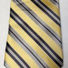 Croft & Barrow Gold/silver/black 59" Mens Neck Tie NWT MSRP $34