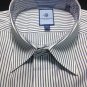tommy Hilfiger Ithaca Blue White stripe mens large dress shirt