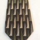 Van Heusen Green Geometric 60" Mens Neck Tie