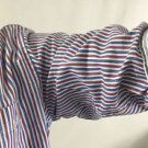 Timberland Striped Red/white/blue USA Men's Slim Fit Medium Cotton Dress Shirt