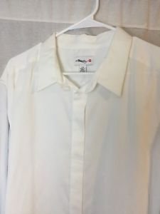 Phillip Lim For Target White Collar Large Long Sleeve Dress Shirt