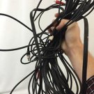 lot of 4 Pairs Of "long" stereo rca Male/male cables For Audio Etc