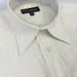 Yves Saint Laurent Checkered 'Wide Plaid' Yellow/White Mens Large|G Dress Shirt