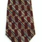 Daniel Craig 60" Red Geometric Mens Classic Silk Neck Tie