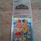 Panini EURO 2012 Number 3 Official Mascot Foil Sticker Mint