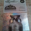Panini EURO 2012 Number 47 Official Trophy Foil Sticker Mint