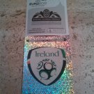 Panini EURO 2012 Number 340 Ireland Foil Sticker Mint