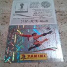 Panini World Cup Brazil 2014 Number 00 Calciatori Stamp Foil Sticker Mint