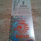 Panini World Cup Brazil 2014 Number 127 Holland Nederland Foil Sticker Mint
