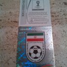 Panini World Cup Brazil 2014 Number 450 Iran Foil Sticker Mint