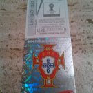 Panini World Cup Brazil 2014 Number 507 Portugal Foil Sticker Mint