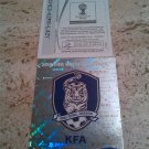 Panini World Cup Brazil 2014 Number 621 Korea Foil Sticker Mint