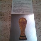 Panini World Cup Germany 2006 Number 1 Official Trophy Foil Sticker Mint