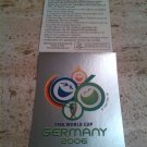 Panini World Cup Germany 2006 Number 3 Official Emblem Foil Sticker Mint
