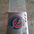 Panini World Cup Germany 2006 Number 37 Costa Rica Foil Sticker Mint