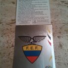 Panini World Cup Germany 2006 Number 75 Ecuador Foil Sticker Mint