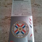 Panini World Cup Germany 2006 Number 113 Paraguay Foil Sticker Mint