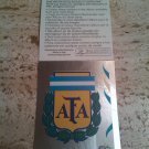 Panini World Cup Germany 2006 Number 170 Argentina Foil Sticker Mint