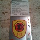 Panini World Cup Germany 2006 Number 301 Angola Foil Sticker Mint