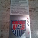 Panini World Cup Germany 2006 Number 341 USA Foil Sticker Mint