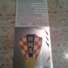 Panini World Cup Germany 2006 Number 398 Croatia Foil Sticker Mint
