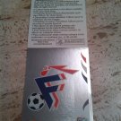 Panini World Cup Germany 2006 Number 455 France Foil Sticker Mint