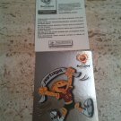 Panini EURO 2004 Number 2 Mascot Foil Sticker Mint