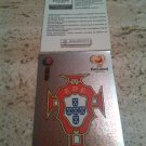 Panini EURO 2004 Number 7 Portugal Foil Sticker Mint