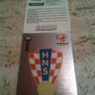 Panini EURO 2004 Number 158 Croatia Foil Sticker Mint