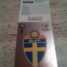 Panini EURO 2004 Number 179 Sweden Foil Sticker Mint