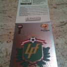 Panini EURO 2004 Number 254 Latvia Latvija Letonia Foil Sticker Mint