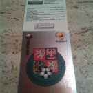 Panini EURO 2004 Number 273 Czech Republic Ceska Republika Foil Sticker Mint