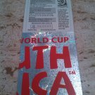 Panini World South Africa 2010 Number 3 Banner Foil Sticker Mint