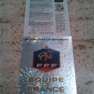 Panini World South Africa 2010 Number 88 France Foil Sticker Mint