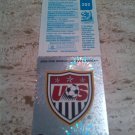 Panini World South Africa 2010 Number 202 USA Foil Sticker Mint