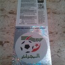 Panini World South Africa 2010 Number 221 Algerie Foil Sticker Mint