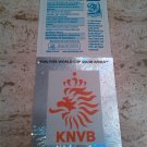 Panini World South Africa 2010 Number 335 Holland Nederland Foil Sticker Mint
