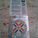 Panini World South Africa 2010 Number 430 Paraguay Foil Sticker Mint