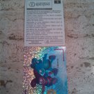 Panini World Cup Korea Japan 2002 Number 3 Mascot Foil Sticker Mint