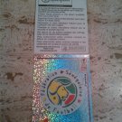 Panini World Cup Korea Japan 2002 Number 44 Senegal Foil Sticker Mint